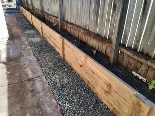 Timber Fencing Brisbane - Retaining Wall